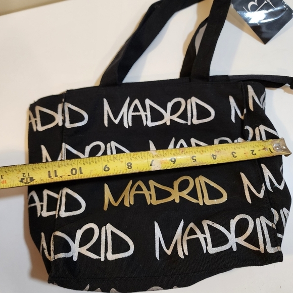 ROBIN RUTH Black Canvas Zip clousere Tote NWT - Picture 8 of 13